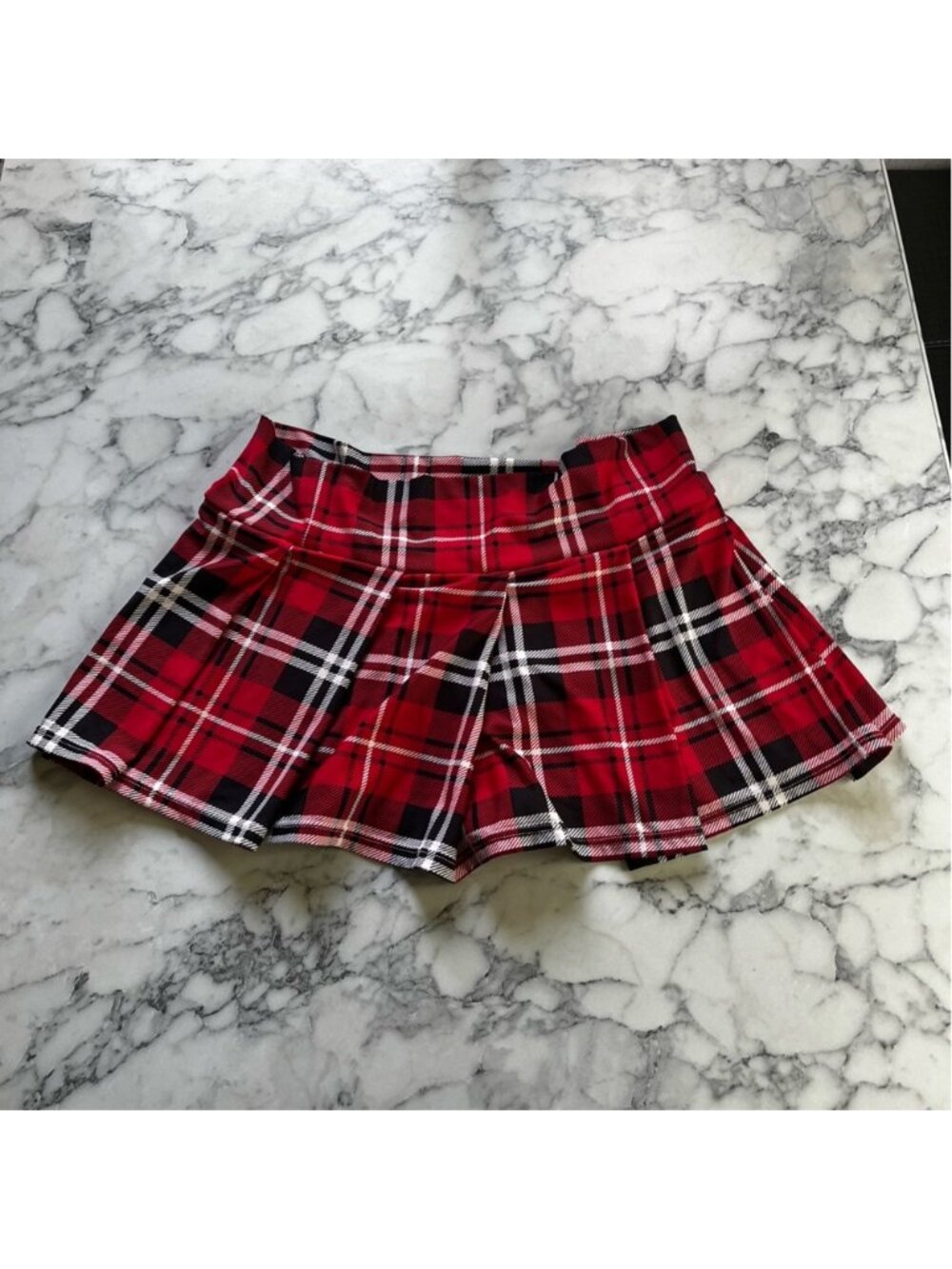 Mini skirt sexy plaid costume lingerie hot punk alternative gothic prep dance